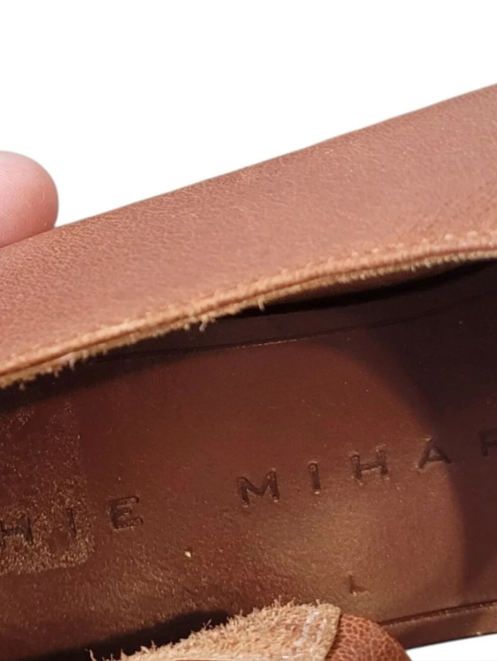 Chie Mihara Women's Brown Leather Ankle-Strap Sandals Size 37/ US6.5-7